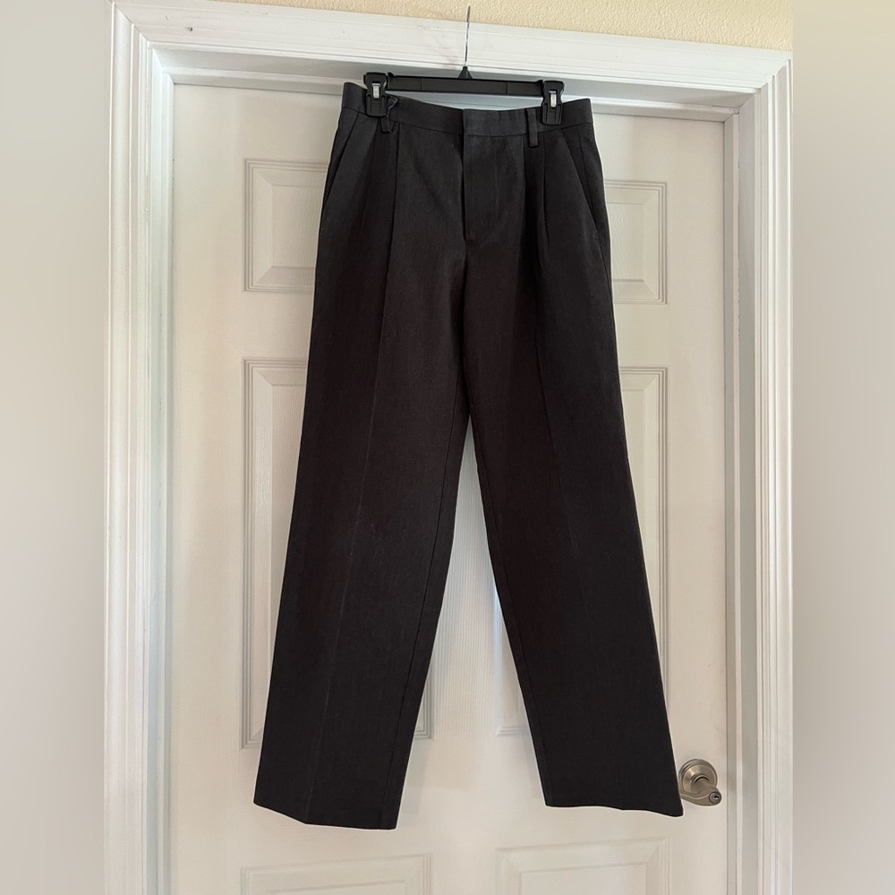 Dockers Men's Charcoal Dress Pants